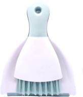🧹 green xifando mini cleaning brush with dustpan set - plastic broom and dustpan for desktop cleaning - mini cleaning set logo