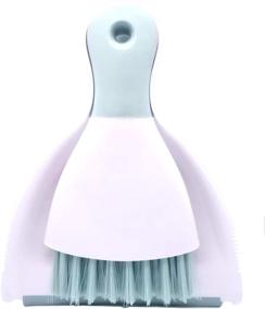 img 2 attached to 🧹 Green Xifando Mini Cleaning Brush with Dustpan Set - Plastic Broom and Dustpan for Desktop Cleaning - Mini Cleaning Set