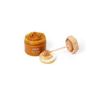 img 3 attached to 🍑 Turmeric Skin Brightening Facial Scrub with Citrus Peach Glow by Minimo Bath & Body