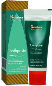 img 3 attached to 🦷 Himalaya Botanique Neem & Pomegranate Toothpaste: Brighter Teeth and Fresh Breath in TSA-Approved Travel Size (20 Pack)