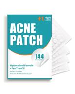 herolabs acne pimple patch with tea tree oil - 🌿 invisible acne spot treatment, 144 count, two sizes - vegan, cruelty free logo