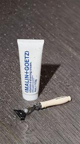 img 1 attached to 🪒 Malin + Goetz Vitamin E Shaving Cream: Natural Ingredients for Smooth Skin, Close Clean Shave Prep, with Shea Butter, Vitamin E, and Menthol - Vegan & Cruelty-Free