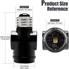 img 1 attached to Enhanced Efficiency: UL Listed JACKYLED 🔌 Splitter Converter Polarized - A Powerful Electrical Solution