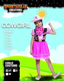 img 3 attached to Child Cowgirl Costume Small 5 7Yr