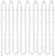 sparkling 80 feet clear crystal acrylic bead garlands – perfect for christmas weddings and parties! logo