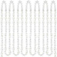 sparkling 80 feet clear crystal acrylic bead garlands – perfect for christmas weddings and parties! логотип