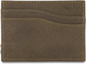 img 3 attached to Garzini Holder: Sleek Leather Men's Wallets, Card Cases & Money Organizers with Compact and Minimalist Design