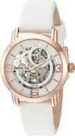 💎 effortlessly chic: invicta women's automatic stainless casual women's watches in wrist watches logo