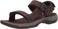 👞 teva mens tanway leather chocolate men's shoes and athletic - premium comfort and style for active men логотип