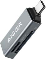 📸 anker 2-in-1 usb c sd card reader for sdxc, sdhc, mmc, micro sdxc, micro sdhc cards | uhs-i compatible логотип