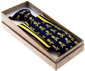 img 2 attached to 👔 Canacana Skulls: Stylish Pre-Tied Striped Boys' Accessories and Neckties in Microfiber