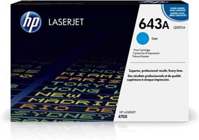 img 4 attached to 🖨️ HP 643A Cyan Toner Cartridge - Q5951A