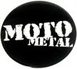 metal gloss black center sticker logo