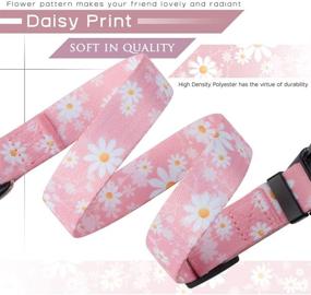 img 2 attached to 🌼 Stylish and Comfortable PETBABA Daisy Dog Collar with Floral Print – Perfect for Small to Medium Cats and Pets