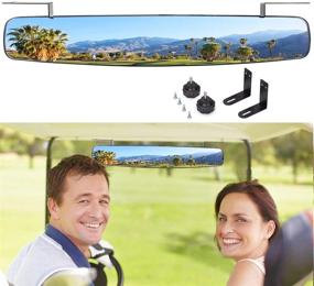 img 4 attached to 🏌️ Enhance Your Golf Cart Experience with Roykaw Rear View Mirror Side View Mirrors!