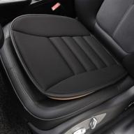 🪑 black memory foam car seat cushion and office chair mat - home use pad (1pc) logo