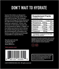 img 1 attached to SPARTAN Keto Hydration Tablets - Keto Electrolyte Replacement Pills - Extended Release Formula for Endurance Athletes (3 Tablets, 20 Pack)