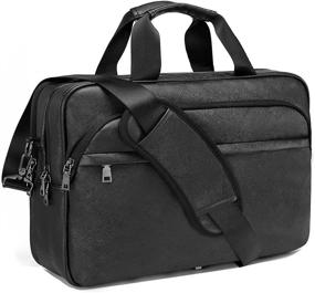 img 4 attached to 👜 Stylish & Secure Laptop Bag for Women and Men | 15.6 Inch Water Resistant Anti-Theft Briefcase