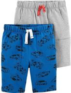 carters 2 pack french terry shorts boys' clothing for shorts logo