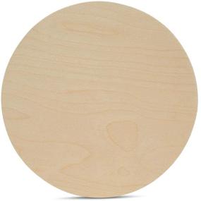 img 4 attached to 🪵 Woodpeckers Birch Plywood Discs - 10 Pack 12 inch Wood Circles, 1/4 Inch Thick, Unfinished Craft Wood Rounds