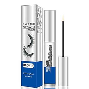 img 3 attached to Natural Eyelash and Eyebrow Growth Serum with Biotin for Longer, Fuller Lashes & Brows