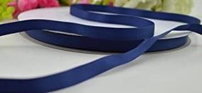 img 1 attached to 🎀 Navy Blue Grosgrain Ribbon - 3/8'' x 100 Yards, #10