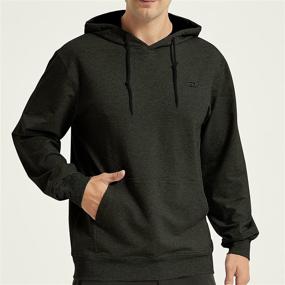 img 1 attached to SPOSULEI Athletic Pullover Sweatshirt Darkblue Men's Clothing for Active