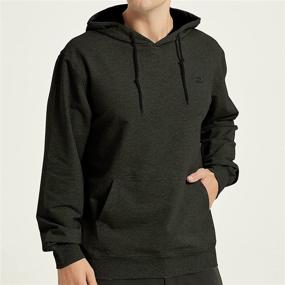 img 3 attached to SPOSULEI Athletic Pullover Sweatshirt Darkblue Men's Clothing for Active