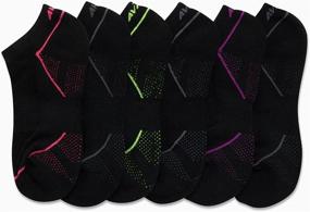 img 3 attached to 🧦 Avia Women's No Show Athletic Performance Stretch Sport Liner Socks With Non-Slip Grip (6 Pack): Enhance Your Active Performance with Superior Comfort and Stability