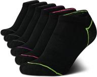 🧦 avia women's no show athletic performance stretch sport liner socks with non-slip grip (6 pack): enhance your active performance with superior comfort and stability логотип