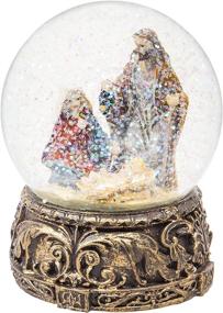img 4 attached to Cypress Home Christmas Nativity Scene Water Globe - 4 x 6 x 4 Inches Indoor/Outdoor Décor for Homes, Yards, and Gardens