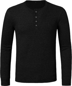 img 4 attached to Miracle TM Sleeve Henley Shirt