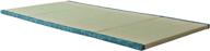 🌸 premium traditional japanese tatami futon mattress - enhance comfort with mustmat tatami mat - 35.4"x78.7"x1.2" - authentic japanese tatami bed логотип