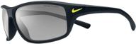 nike adrenaline sunglasses matte silver logo