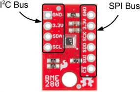 img 3 attached to SparkFun BME280 Atmospheric Sensor Breakout: Accurate Weather Measurement with Barometric Pressure, Humidity, and Temperature - Small Footprint, I2C & SPI Interface, 3.3V Operation