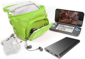 img 3 attached to 🎮 Orzly Travel Bag for Nintendo DS Consoles - Green | Belt Loop, Carry Handle, Shoulder Strap!