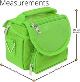 img 1 attached to 🎮 Orzly Travel Bag for Nintendo DS Consoles - Green | Belt Loop, Carry Handle, Shoulder Strap!
