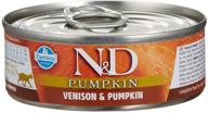 🍎 farmina natural & delicious venison cat food with pumpkin and apple, 2.8 oz, pack of 12 logo