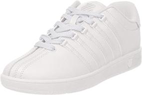 img 4 attached to 👟 White Boys' K Swiss CLASSIC Sneakers - Big Kid Shoes