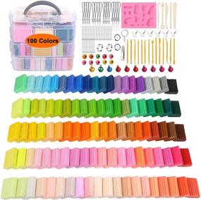 img 4 attached to 🎨 Vivimee 100 Color Polymer Clay Kit with Creation Tools and Accessories - Soft Oven Bake Modeling Clay for DIY Art Crafts - Ideal Gift for Adults and Kids