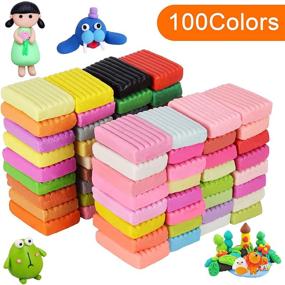 img 1 attached to 🎨 Vivimee 100 Color Polymer Clay Kit with Creation Tools and Accessories - Soft Oven Bake Modeling Clay for DIY Art Crafts - Ideal Gift for Adults and Kids