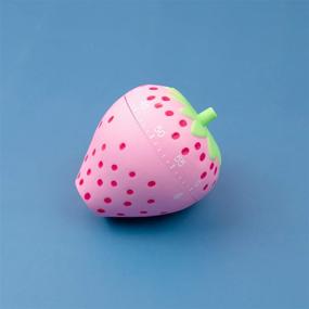 img 1 attached to 🍓 AUEAR Cute Strawberry Shape Kitchen Timer: Functional and Adorable Kitchen Alarm and Desktop Decoration