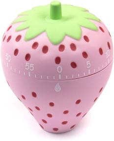 img 4 attached to 🍓 AUEAR Cute Strawberry Shape Kitchen Timer: Functional and Adorable Kitchen Alarm and Desktop Decoration