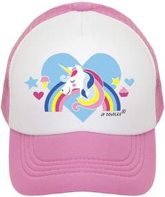 img 4 attached to 🧢 Baseball Trucker Cap with Unicorn Design – Stylish Hats & Caps for Boys' Accessorizing in Available Light