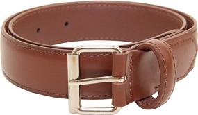 img 2 attached to VANGELO Classic Dress Belt Brown