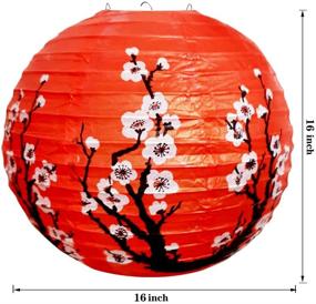 img 3 attached to Smeiker Chinese Japanese White Cherry Flowers (6 Pack 16&#34