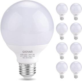 img 4 attached to 💡 Non-Dimmable GIOVAR Daylight Equivalent Bathroom Lighting