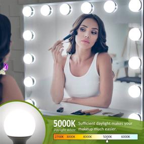 img 2 attached to 💡 Non-Dimmable GIOVAR Daylight Equivalent Bathroom Lighting