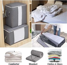 img 3 attached to Containers Essentials Blankets Comforters Organizer Storage & Organization