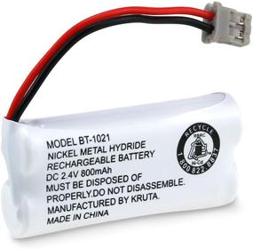 img 3 attached to 📞 Kruta BT-1021 Rechargeable Cordless Phone Battery - Compatible with Uniden BT-1021 BT1021 BT-1008 BT-1016 BT-1025 Handsets - 2.4V 800mAh Replacement Battery Pack (4)